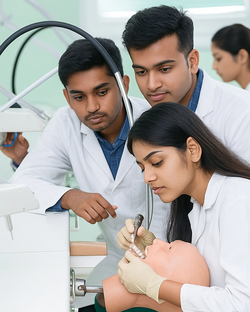 Diverse group of dental professionals